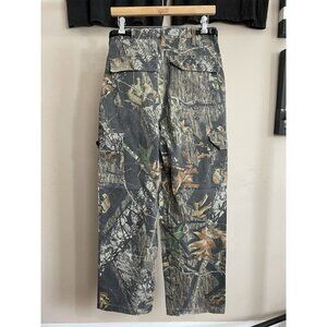 Vintage Mossy Oak Camo Camouflage Cargo Adjustable Hunting Pants Size 30x31